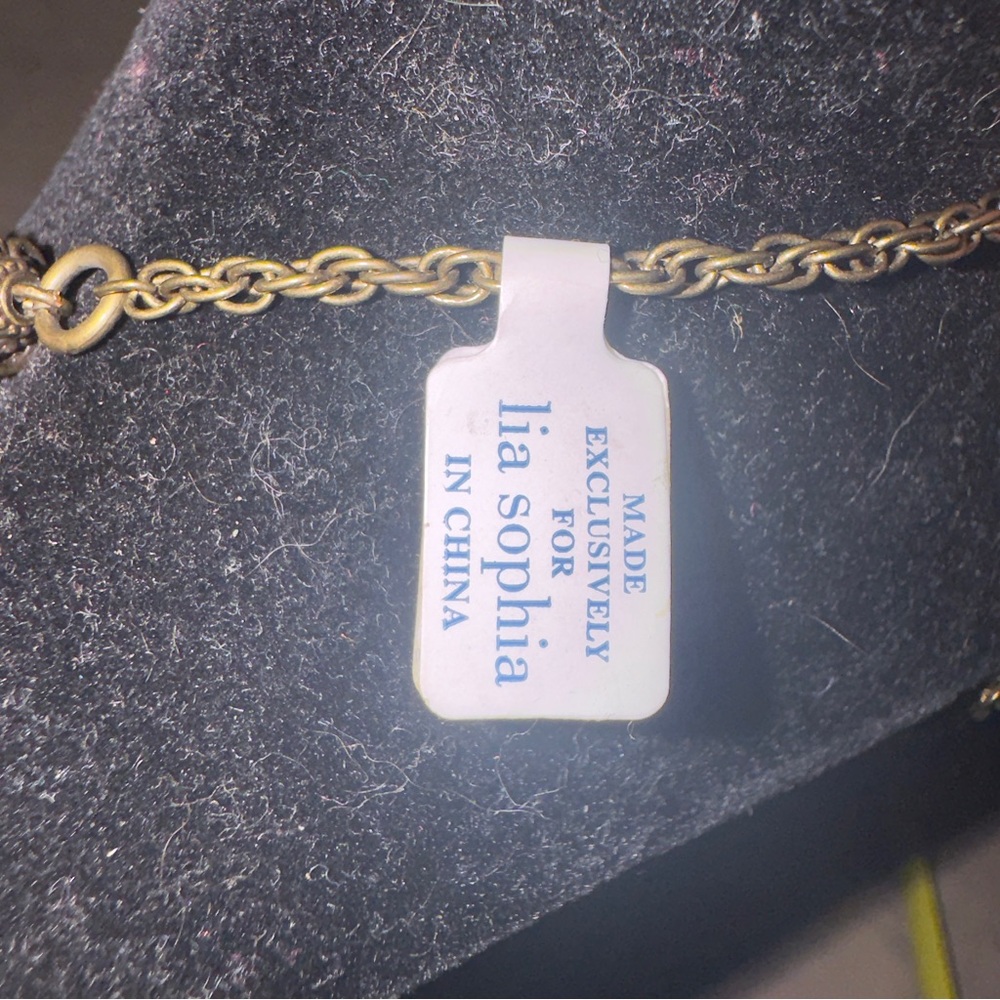 Nwt Lia Sophia Multi Strand Multi Color Necklace - image 3